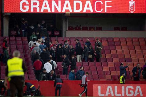 Spanish league game between Granada and Athletic Bilbao suspended after fan dies in the stands